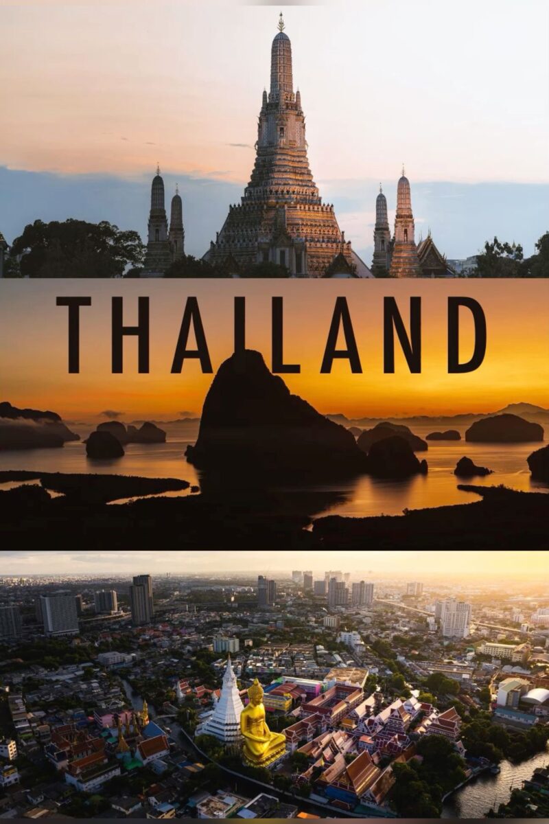 Bangkok city skyline and famous travel destination in Thailand