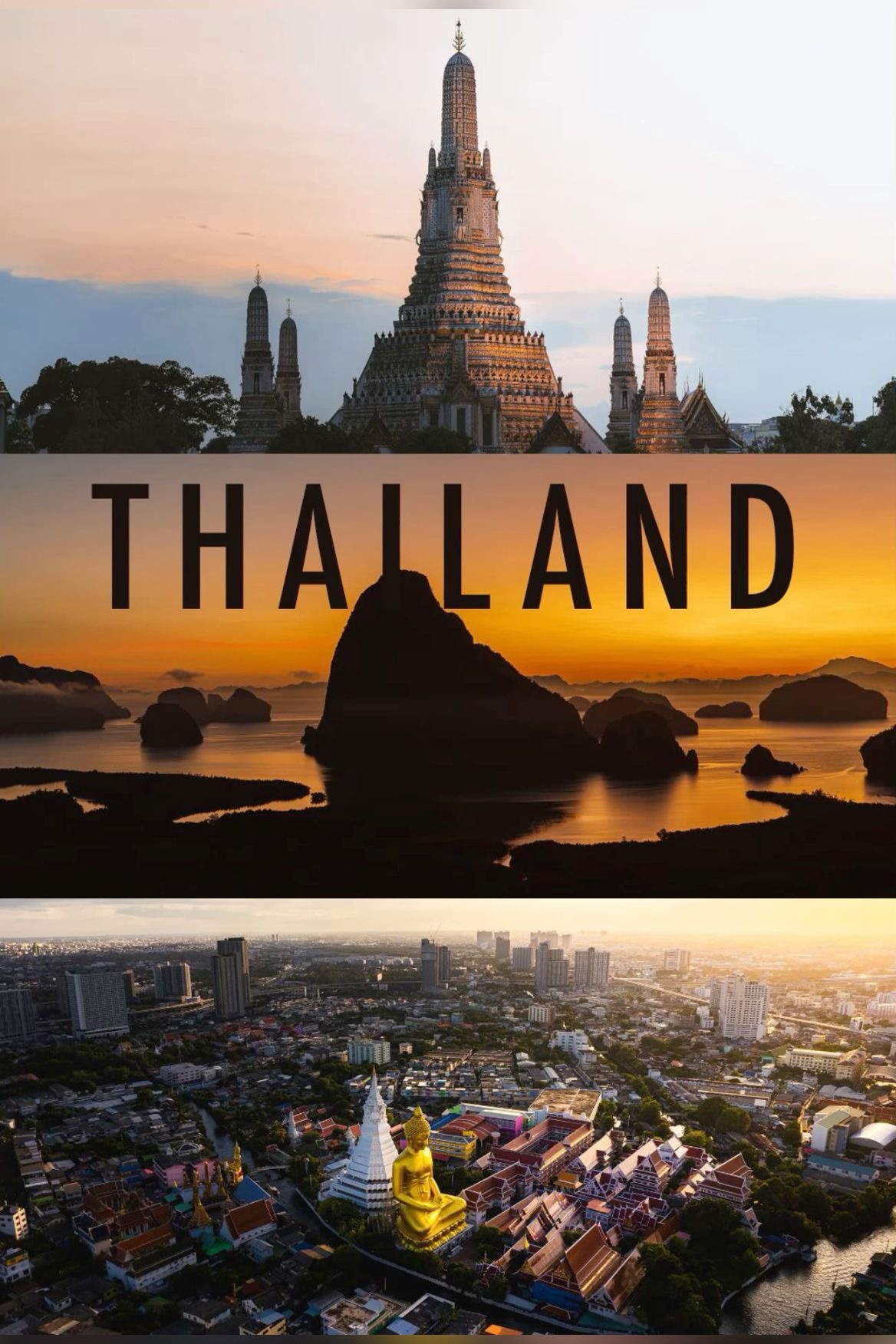 Bangkok city skyline and famous travel destination in Thailand